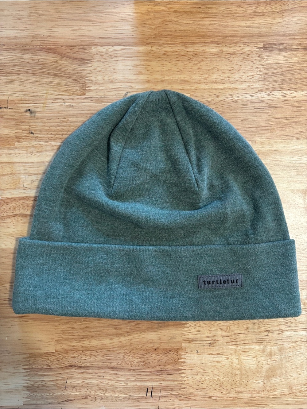Turtle Fur Beanie Light Forest Green Unisex